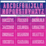 Pink-Weiß Deep Royal Jersey Custom Uniform Fußball Sublimation