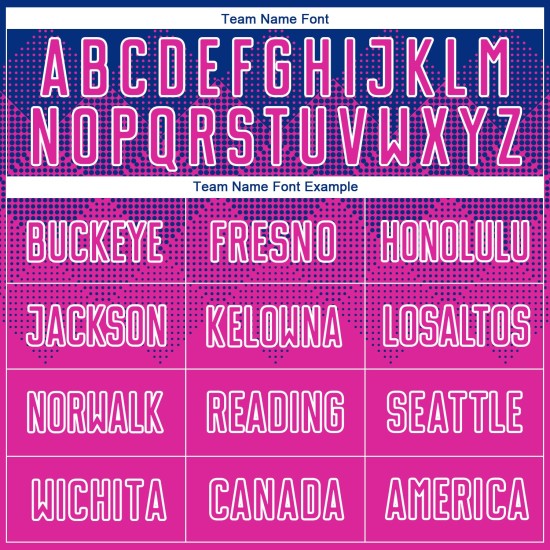 Pink-Weiß Deep Royal Jersey Custom Uniform Fußball Sublimation