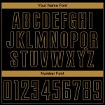 Gold-Grau Schwarz Jersey Fußball Sublimation Alte Custom Uniform