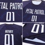 Weiß-Schwarz Lila Jersey Sublimation Fußball Dark Uniform Custom