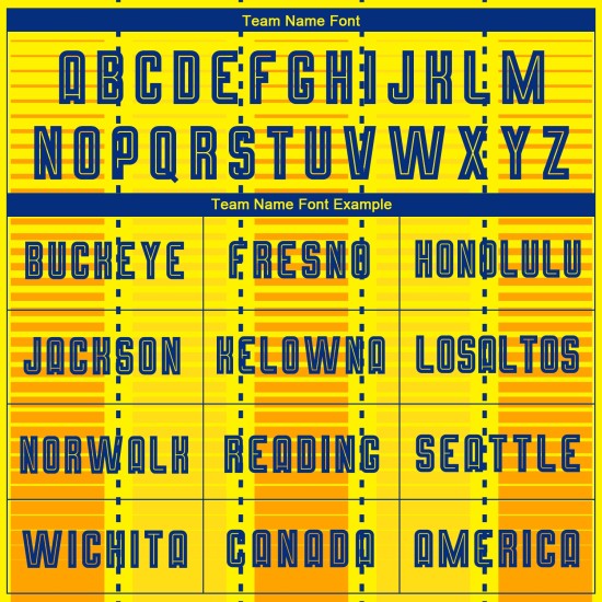 Benutzerdefinierte Royal-Orange Uniform Trikot Fußball Sublimation Gold