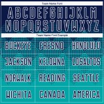 Marineblau-Weiß Fußballuniform Benutzerdefinierte Sublimation Jersey Aqua