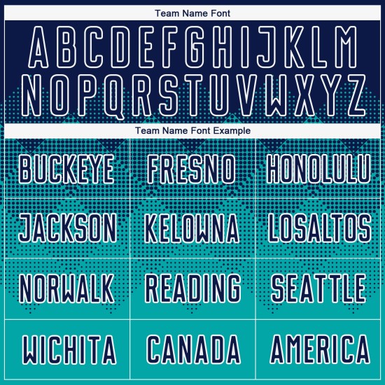 Marineblau-Weiß Fußballuniform Benutzerdefinierte Sublimation Jersey Aqua