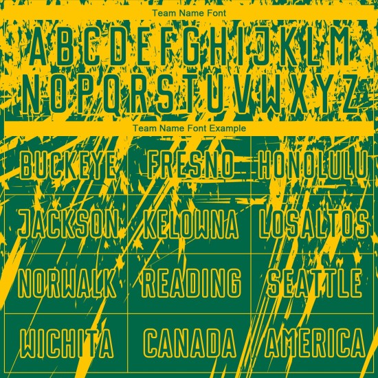 Grüne Sublimation Jersey Custom Gelb Kelly Uniform Fußball