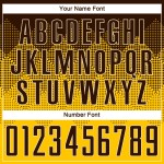 Benutzerdefinierte Gold Jersey Braun-Creme Sublimation Uniform Fußball