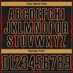 Formen Fußball Rot-Alt Sublimation Gold Jersey Schwarz Benutzerdefinierte Geometrische Uniform