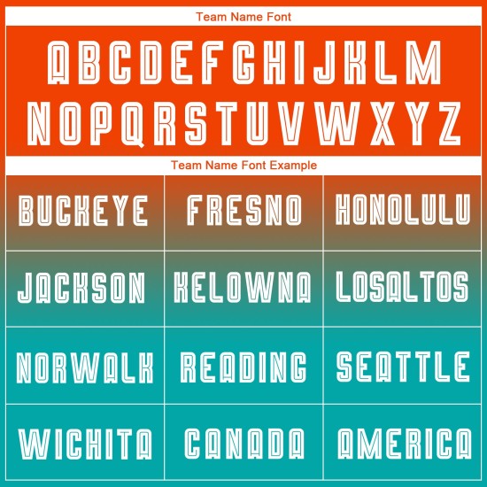 Fußball Ärmel Custom Uniform Weiß-Aqua Fade Fashion Jersey Sublimation Orange Lange