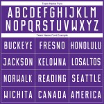 Sublimationsuniform, geometrisches weißes Fußball-Form-Lila-Custom-Trikot