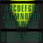 Grünes Trikot Sublimation Custom Kelly Uniform Schwarz Fußball