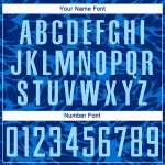 Benutzerdefiniertes Trikot Royal Sublimation Hellblaue Fußballuniform