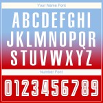 Ärmel Sublimation Fußball Blau Verblassen Lange Mode Licht Uniform Custom Jersey Weiß-Rot