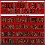 Rot Fußball Sublimation Custom Jersey Uniform Gold Schwarz-Old Rot Fußball Sublimation Custom Jersey Uniform Gold Schwarz-Old