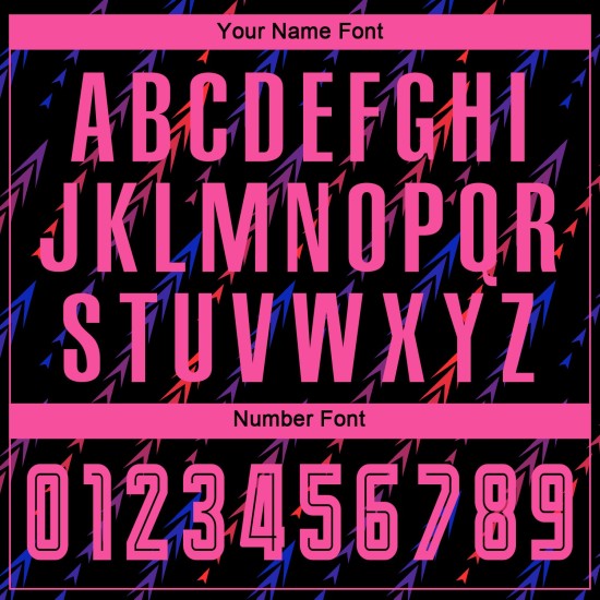 Pink-Orange Custom Sublimation Fußball Jersey Schwarze Uniform Pink-Orange Custom Sublimation Fußball Jersey Schwarze Uniform