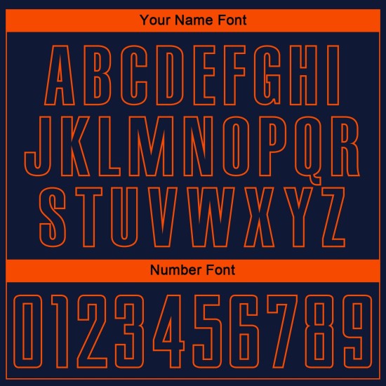 Benutzerdefinierte Uniform Navy Fashion Fade Orange Nadelstreifen Fußball Sublimation Jersey