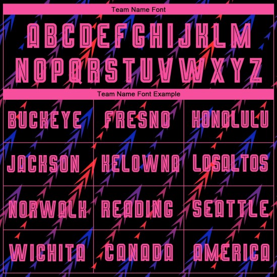 Pink-Orange Custom Sublimation Fußball Jersey Schwarze Uniform Pink-Orange Custom Sublimation Fußball Jersey Schwarze Uniform