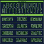 Marineblaues grünes Trikot, Uniform, Sublimation, Fußball, Neon, benutzerdefinierte