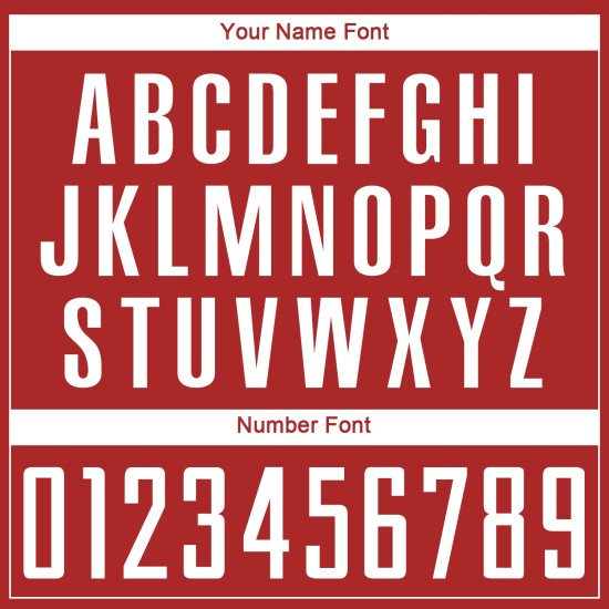 Uniform Custom Jersey Sublimation Weiß Fußball Rot