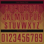 Gold Jersey Custom Fußball Sublimation Alte Crimson Uniform