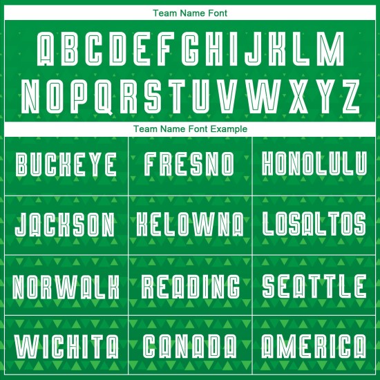 Grüne Uniform Weiß Fußball Jersey Kelly Sublimation Custom