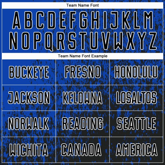 Kunst Custom Uniform Blau Sublimation Thunder Schwarz-Weiß Abstrakte Fußball Jersey Fragment