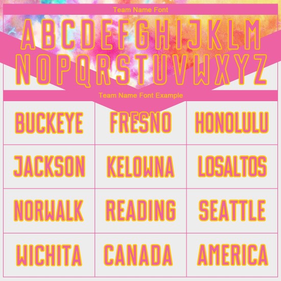 Weißes, uniformiertes Sublimations-Fußballtrikot in Pink-Gold Weißes, uniformiertes Sublimations-Fußballtrikot in Pink-Gold