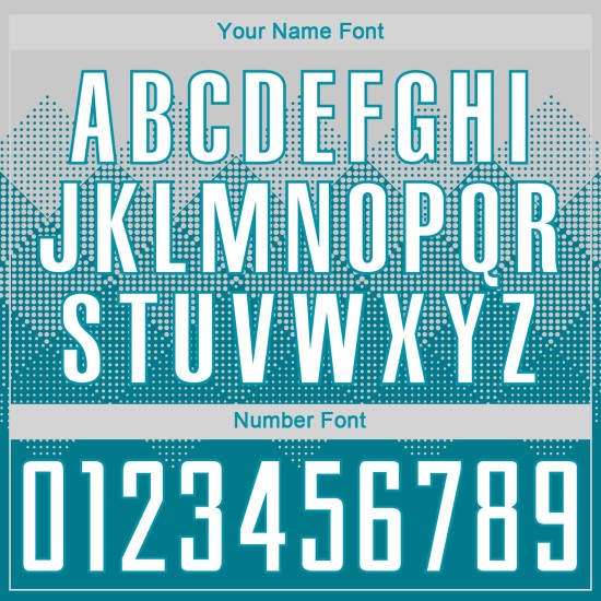 Benutzerdefinierte Teal Jersey Uniform Weiß Fußball Sublimation