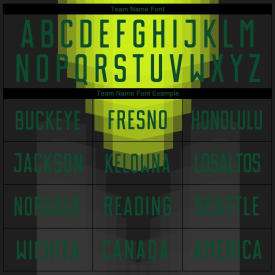 Grünes Trikot Sublimation Custom Kelly Uniform Schwarz Fußball