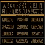 Gold-Grau Schwarz Jersey Fußball Sublimation Alte Custom Uniform