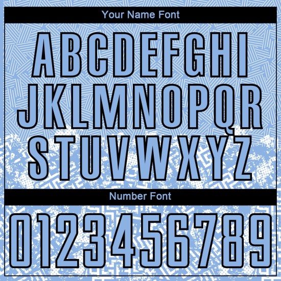 Blau Fußball Custom Geometrische Formen Sublimation Uniform Schwarz Licht Jersey Blau Fußball Custom Geometrische Formen Sublimation Uniform Schwarz Licht Jersey