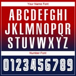 Fußball Fade Sublimation Fashion Custom Jersey Rot Uniform Weiß-Marine Langarm