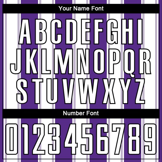 Benutzerdefinierte Fußball Weiß-Schwarz Lila Uniform Linie Jersey Sublimation