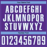 Verblassen Lila Uniform Weiß-Hellblau Sublimation Jersey Mode Benutzerdefinierte Fußball Nadelstreifen