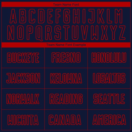 Uniform Sublimation Custom Fußball Rot Navy Trikot