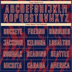 Creme Jersey Crimson Navy-City Uniform Fußball Custom Sublimation Creme Jersey Crimson Navy-City Uniform Fußball Custom Sublimation