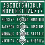 Arrow Green Custom Weiß-Schwarz Uniform Kelly Fußball Formen Sublimation Jersey