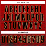 Rot Fußball Sublimation Custom Jersey Uniform Gold Schwarz-Old Rot Fußball Sublimation Custom Jersey Uniform Gold Schwarz-Old