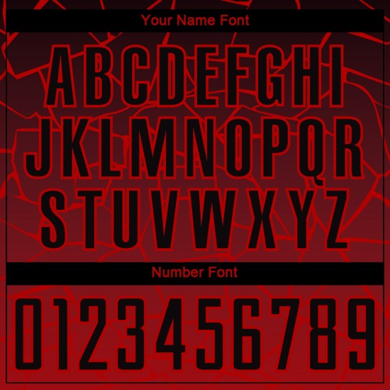 Benutzerdefinierte Jersey Linien Rot Fußball Sublimation Schwarz Uniform