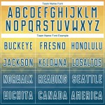 Fußballtrikot mit Dreieck-Motiv, US-Gelb, Blau-Weiß, Marineblau, Uniform, Sublimation, geometrisch